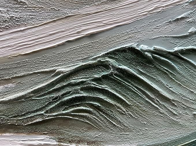 Art Modern Abstract Art Oil Painting Mountain Landscape Home Office Corridor Wall Decorative Art 24x48 inches