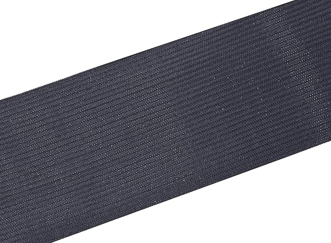 Mandala Crafts Wide 1.5 Inch Black Elastic Bands Spool for Pants Waistbands Sewing and DIY Crafts, 50 YD Stretchy Flat Fabric Strap Knit Elastic Band for Wig