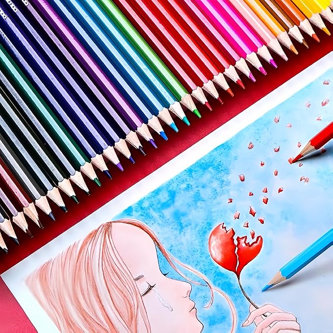 Premium Colored Pencils Set - Artist-Grade, Soft Oil-based Colored Pencils for Vibrant Drawing, Coloring & Sketching, Perfect for Artists, Beginners & Adults (36 pcs)