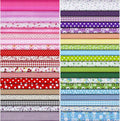 40 Pcs 10 x 10 Inches Cotton Fabric Bundle Squares Precut Fabric Squares Multi Color Floral Fat Sheets for Craft DIY Quilting Sewing(Fresh Patterns)