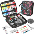 KEYHOT Sewing kit Basic,Needle and Thread Kit,Travel Small Sewing Machine Supplies for Adults Beginners Men, Home Travel Emergency Including Scissors Measure Tape Needle Threader (87pcs)