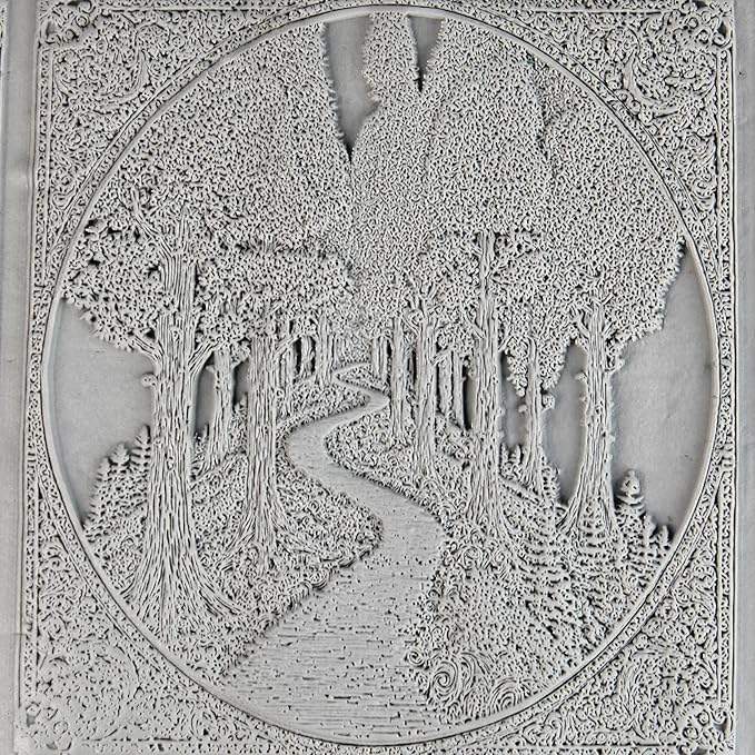 Ultimate Forest 8-Set Clay Texture Rollers (4") - Forest Set #01 - Embossing Pattern Rollers for Polymer & Ceramic Clay, Pottery & Crafts