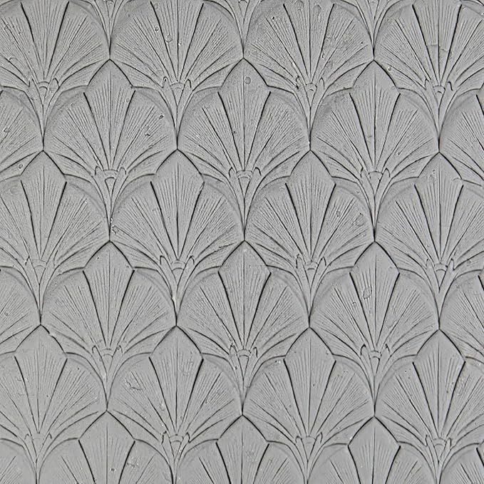 Timeless Patterns Collection Clay Texture Rollers 4-Pack (4") - Seamless Set #01 - Embossing Pattern Rollers for Polymer & Ceramic Clay, Pottery & Crafts