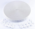 Flat Sewing Band Spool with Buttonholes, Elastic Stretchable, Ideal for DIY Waistbands and Necklines (White, 3/4 inch × 20 Yards)