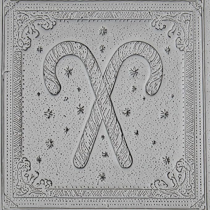 Christmas Classics 4-Pack Clay Texture Rollers (4") - Christmas Set #01 - Embossing Pattern Rollers for Polymer & Ceramic Clay, Pottery & Crafts