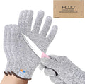 HANDLANDY Cut Resistant Gloves for Adult & Kids, Food Grade Anti-Cut Safety Gloves for Cooking Mandolin Meat Cutting Fishing