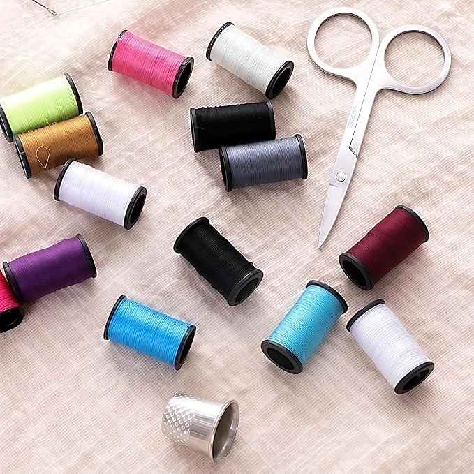BJDAMAI Dog Sewing Kit Gifts for Mom Grandma Women Adults Kids Girls Teens Beginner Traveler, Yarn, Sewing Needles, Thimble, Scissors, Tape Measure etc!
