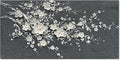 Art Hand-Painted White Flower Tree Art Oil Painting Modern Abstract Home Wall Decoration Art 24x48 inches