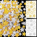 YGDZ Foam Star Stickers Gems Stick On Set, Gold Silver Glitter Star Self Adhesive for Crafts, Rhinestones Jewel Stick On for Posters, Christmas Home Decor, Craft Supplies for Kids