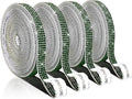 4 Rolls Self Adhesive Crystal Rhinestone Ribbon Diamond Bling Tape with 2 mm Sticker Strips for Arts Crafts Wedding Birthday Party DIY Car Phone Decoration (Dark Green)