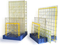 Storage Rack for Quilting Rulers, 12 Slot Ruler Holder Organizer and Storage (2-Pack)