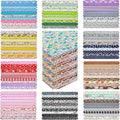 100pcs Cotton Fabric Squares – 9.8" x 9.8" Fabric Bundles for Sewing and Crafts, 100% Cotton Patchwork for DIY Projects, Multicolor