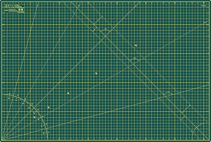 Elan Cutting Mat A1 Green, Large Self Healing Cutting Mat 24 x 36 Inch, 5-Ply Craft Board Green, Hobby Board for Crafts 24x36 Inch