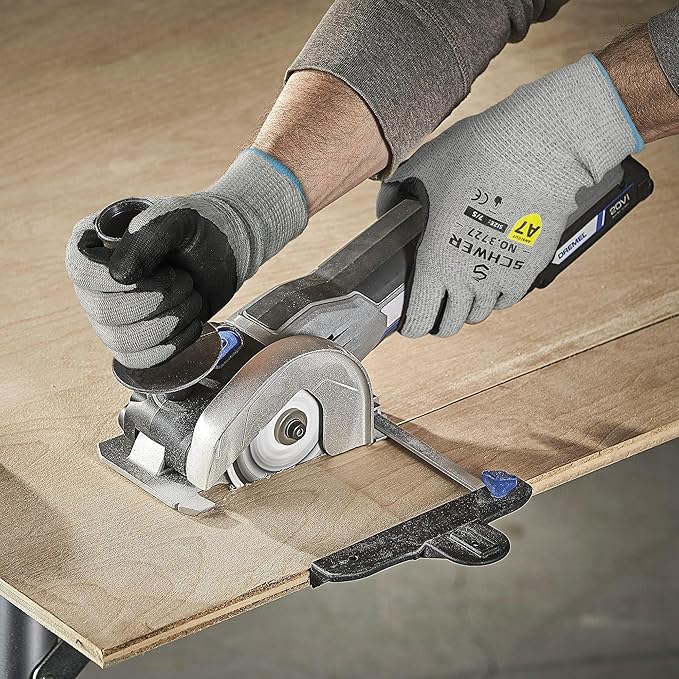 3 Pairs High Level Cut Resistant Work Gloves for High Risk Work, ANSI A7 Cutting Gloves with Reinforced Thumb, Used for WoodWorking, Construction, Non Slip, Durable, Breathable & Cool, M, PR3727