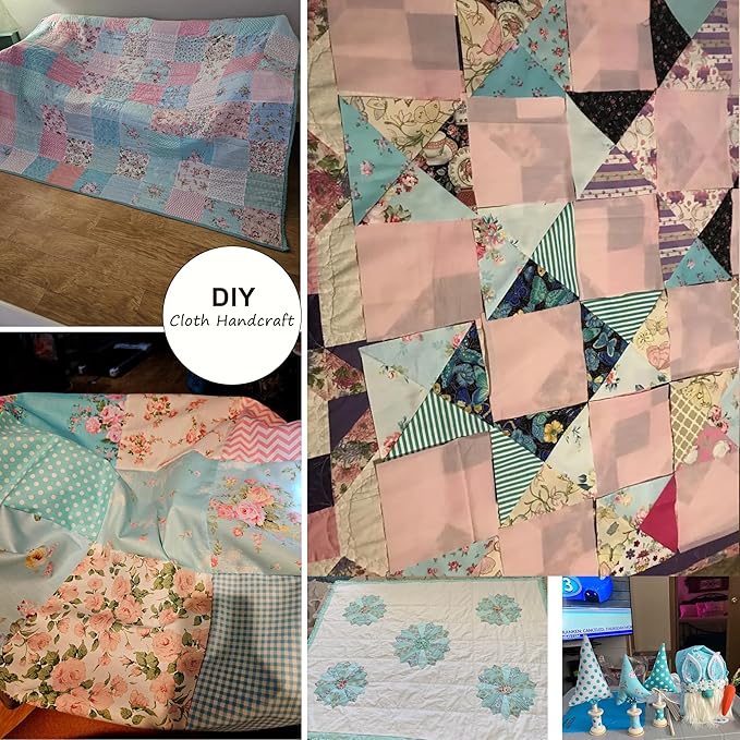 Charm Packs for Quilting 5 inch - 42 5" Charm Squares - Soft Cotton Fabric Quilt Squares 5x5 for Quilting, Sewing, Patchwork, Bags, and Crafts