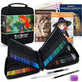 120 Colored Pencils for Adult Coloring Books – 120 color pencils set, 3-Color Sketchbook, Coloring Book, Tools, Soft Core Oil Based,Blending Shading,Art Supplies for Beginners & Adults