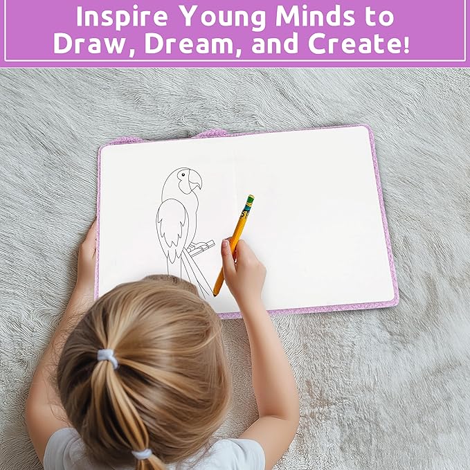 VOTUM Sketch Book: Personalized Artist Sketchbook: Sketching, Drawing and Creative Doodling. Notebook and Sketchbook to Draw and Journal with Stickers and Pens (Cat)