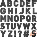 Harloon 232 Pcs 24 Sheets Large Glitter Letter Stickers Big Font Alphabet Letter Self Adhesive Letters Kit Mailbox Stickers for Mailbox Bulletin Boards Classroom Home(Black,6 Inch)