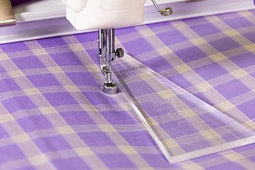 Slice Quilting Ruler Template – Longarm Quilting Accessory for Precise Lines & Shapes – Free Motion Ruler for Quilting Designs, Circle Templates & Quilting Accessories
