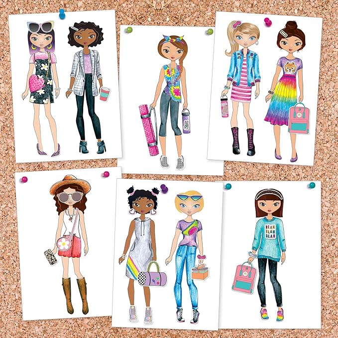 Fashion Angels Fashion Design Light Up Sketch & Tracing Pad, Includes Holograpic Carrying Case, USB, Ultra Thin Tablet, 350+ Stencils & Stickers, Ideal for Kids Ages 8+