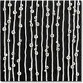 NANKAI Art Hand-Painted Black and White Thick-Textured Abstract Painting Contemporary Minimalist Canvas Oil Painting, Home Office Wall Decoration Art, 24x24 inches