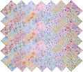 Charm Packs for Quilting 5 inch - 42 5" Charm Squares for Quilting - Spring Floral Print Cotton Fabric Quilt Squares 5x5 for Sewing, Patchwork, and DIY Crafts - Pastoral Floral
