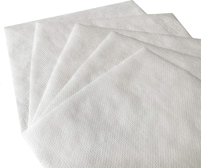 HimaPro No Show Cutaway Invisible Mesh Machine Embroidery Stabilizer Roll - Light to Medium Weight 1.8 Ounce(10 inch x 12 inch 100 PCs) - Made of Embossed Nylon