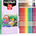 24 Premium Colored Charcoal Pencils Drawing Set, Quality Pastel Chalk Pencils, Skin Tone Colored, for Coloring, Sketching, Drawing, Layering & Blending for Beginners & Artists