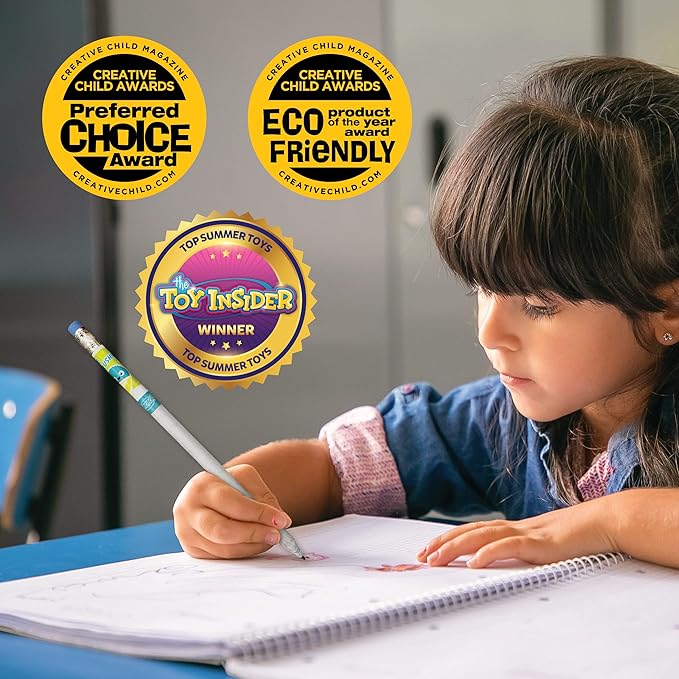 Graphite Smencils Cylinder - HB #2 Scented Pencils, 50 Count, Gifts for Kids, Party Favors, Classroom Rewards