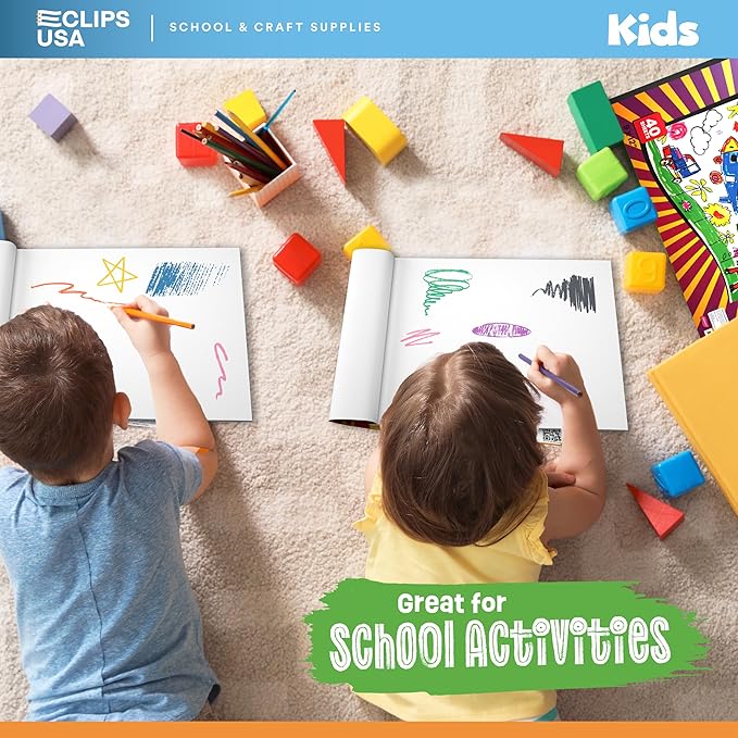 Sketch Book for Kids, Drawing Pad for Kids, Drawing Paper, Sketch Pad for Kid, Sketchbook for Kid (9 x 12, 40 Sheets) (12)