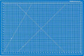 Dahle Vantage 10693 Premium Self-Healing Cutting Mat, 24"x36", 1/2" Grid, 5 Layers for Max Healing, Perfect for Crafts & Sewing, Blue