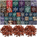 Pocket Prayer Quilt Panel Squares with Small Wooden Crosses Mini Scripture Pocket Prayer Quilt for Friend Family Religious Spiritual Gift Easter Reward Gift(Retro1,Brown)