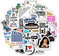BulbaCraft BulbaCraft 100Pcs Small Math Stickers - Funny Math Gifts for Women and Men, Mathematics Gifts for Women & Men