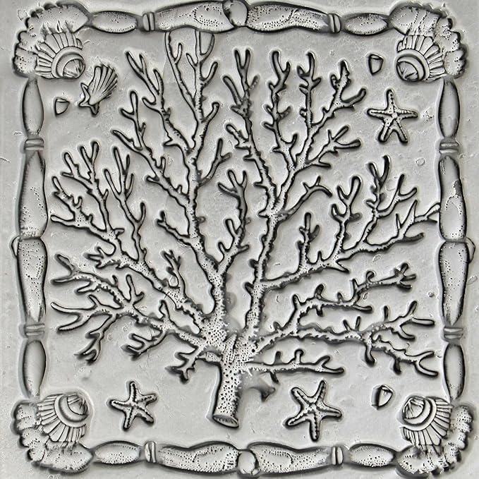 Ultimate Ocean Clay Texture Rollers 8-Set (4") - Ocean Set #01 - Embossing Pattern Rollers for Polymer & Ceramic Clay, Pottery & Crafts