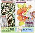 Lifelines FlowArt Activity Pad, 2-Pack & Bonus Pad - Guided Dot Art Meditations with Markers – Dot-Pop and Pogo-Dot Coloring Books for Tweens, Adults & Seniors