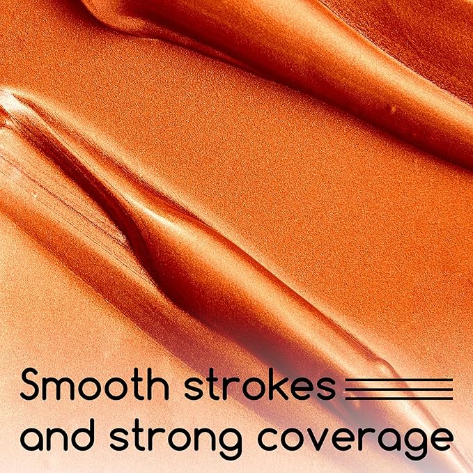 MEEDN Metallic Copper Acrylic Paint: 10.1oz / 300ml Copper Paint for Crafts Painting Canvas - Metallic Paints for Adults Artists Hobbists on Christmas Gift Decor
