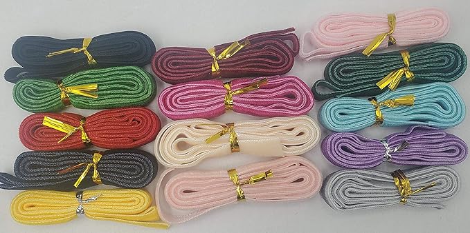 14 Yards Velvet Ribbon Spool for Headband DIY Craft (Multi-Color, 3/8")