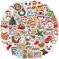 100PCS Christmas Stickers, Non-Repeating Vinyl Waterproof Holiday Stickers, Christmas Party Favors, Stocking Stuffers for Kids Toddlers Teens Boys Girls, Activities, Gifts, Toys, Goodie Bag Stuffers