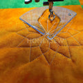 HONEYSEW Free Motion Quilting Template Sewing Ruler Templates for Most of Domestic Sewing Machine (#1 Fan Diamond)