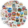 BulbaCraft 100Pcs Maryland Stickers for Water Bottle and Laptop - Maryland Party Supplies & Decorations, Waterproof Vinyl Decals, State Pride and Icon Stickers, Gifts for Women & Men