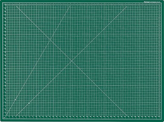 Dahle Vantage 10474 Premium Self-Healing Cutting Mat, 36"x48", 1/2" Grid, 5 Layers for Max Healing, Perfect for Crafts & Sewing, Green