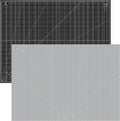 Headley Tools Thickened 36 x 48 Inch Self Healing Sewing Cutting Mat, A0 Rotary Cutting Sewing Mat for Crafts, Double Sided 5-Ply Table Cutting Board for Fabric Quilting Leather Hobby, Grey/Black