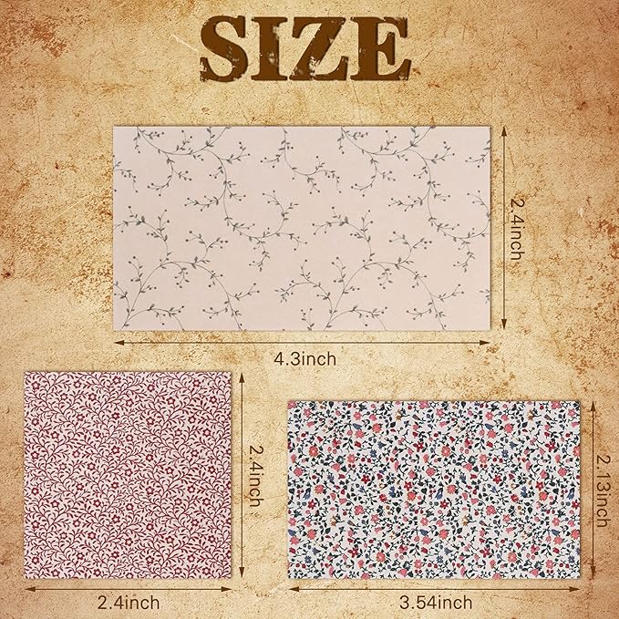 Zonon 360 Sheets Vintage Scrapbook Paper Supplies DIY Journaling Supplies for Writing Drawing, Aesthetic Retro Decorative Paper for Scrapbooking Travel Journal, 6 Sets