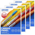 FIXSMITH Canvas Boards for Painting 11x14 Inch, Super Value 4 Pack Paint Canvases, White Blank Canvas Panels, 100% Cotton Primed, Painting Art Supplies