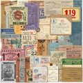 PRSTINCOL 100Pcs Vintage Sticker Pack - Scrapbooking Supplies & Junk Journal Accessories - Aesthetic Stickers for Water Bottles, Craft Kits, Bullet Journals - Retro Design