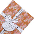Tinyspool & Co. 100% American Cotton Fabric – 3 Yard Cut Quilting Fabric – Prewashed Preshrunk Yardage for Quilt Backing Borders Binding Sewing Crafts – Fall Harvest No.12 – Persimmon Orange