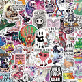 270+ PCS Funny Holographic Stickers for Adults, Waterproof Vinyl Sarcastic Meme Decals for Laptop, Water Bottle, Phone, Kindle, Journal, Scrapbook, Bumper, Skateboard, Luggage, No Repeats Accessories