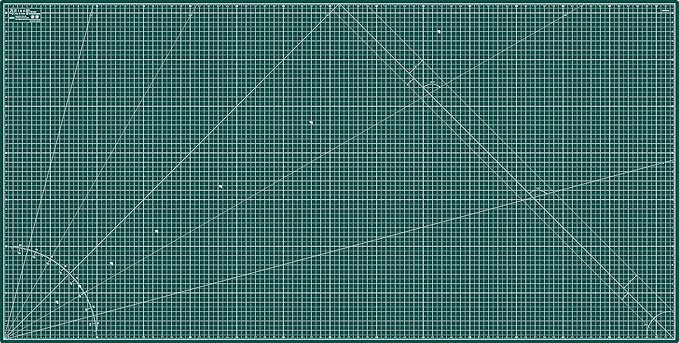 Elan Cutting Mat 36x72 Green, Extra Large Self Healing Cutting Mat 36 x 72 Inch, 5-Ply Craft Board Green, Hobby Board for Sewing and Quilting