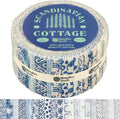 Jelly Roll Fabrics for Quilting Clearance 40 Strip 2.5" x 44" | Cotton Strips Bundles – Perfect Quilting Fabric for Sewing, Precut Quilt Projects, and DIY Crafts (Scandinavian Cottage)