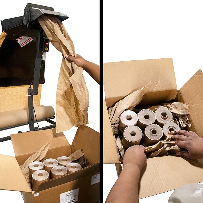 Brown Kraft Paper Roll - 24 Inch X 1200 Feet - for Gift Wrapping, Crafts, Packing, Void Filling - Made in The USA (Kraft Half Pallet 25 Rolls)